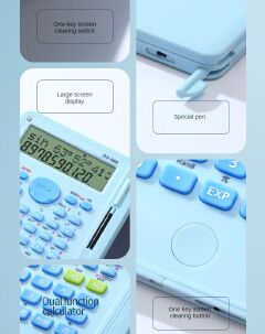 New handwriting board dual function calculator, student scientific function calculator, multi-functional, high appearance level calculator wholesale