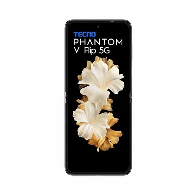 TECNO Phantom V Flip 5G (8GB RAM,256GB Storage) | 45W Fast Charging | 32 MP Selfie, 64 Rear Camera| 6.9" Flexible, 1.32" Secondrary AMOLED