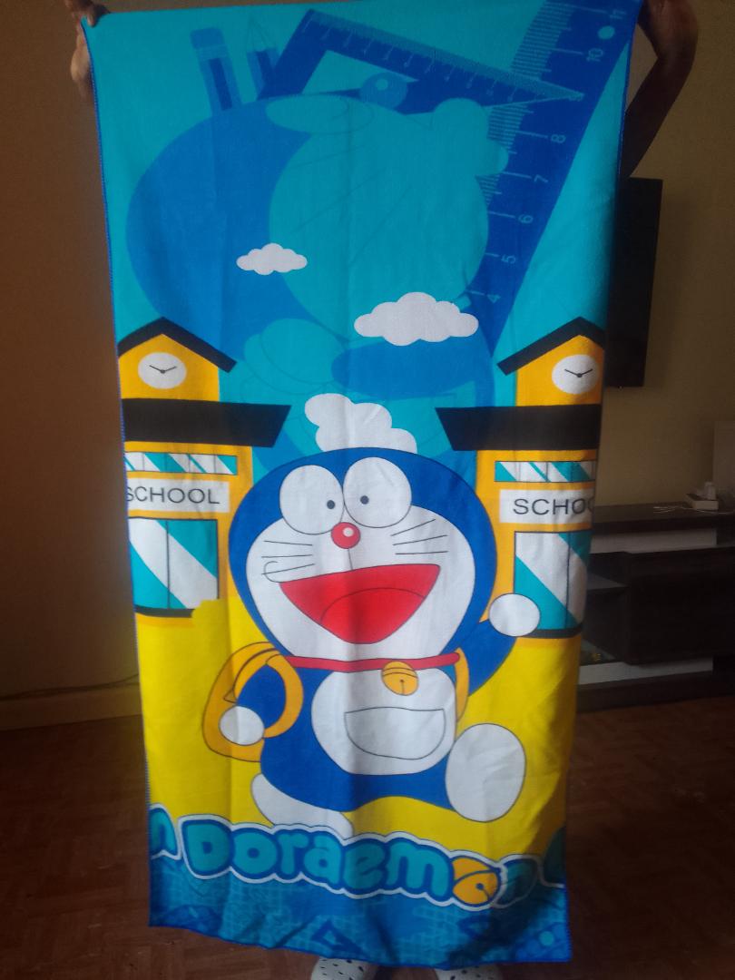 kids cartoon themed towels size 70*140cm