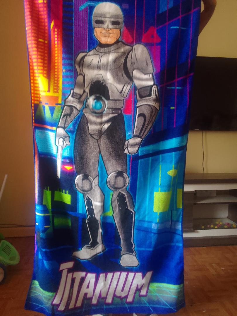 kids cartoon themed towels size 70*140cm