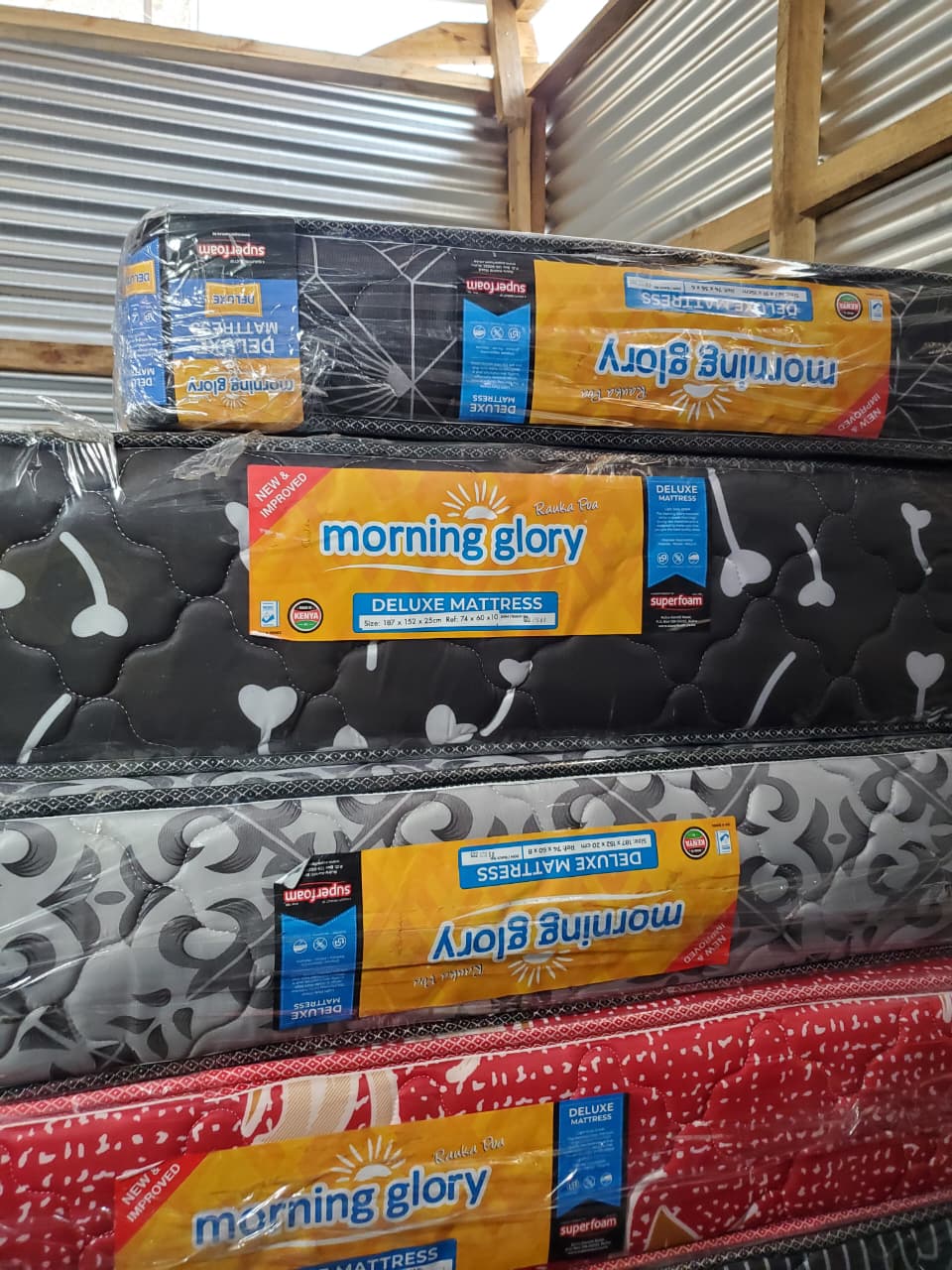 Quilted 5×6×8 inch morning glory mattress