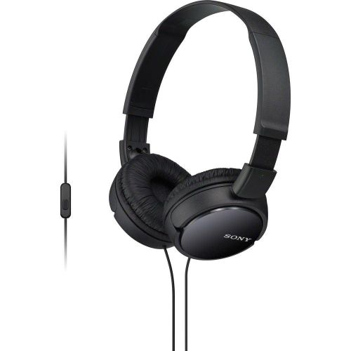 {Black Friday} Brand New Sony MDR-ZX110AP Extra Bass Headphones In-line remote and mic for hands-free calls Wide frequency range for clear highs and lows Cushioned earpads for total comfort