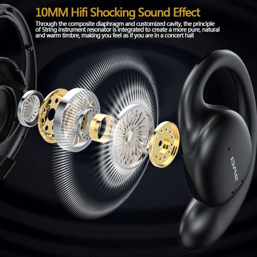 {Black Friday} Brand New Awei T80 wireless Ows Earhook Sports Headset Air Conduction Wireless Bluetooth Headphones Bluetooth 5.3 Earphones Tws Earbuds 450mah