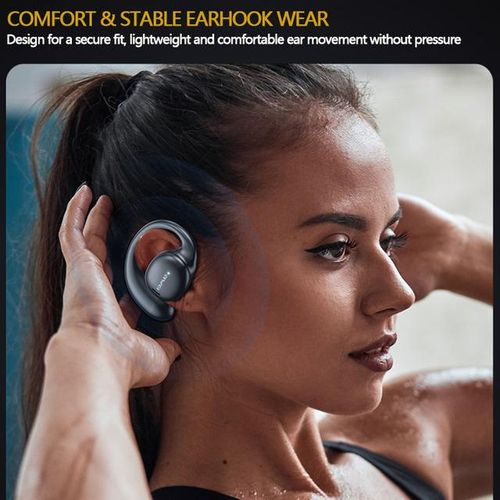{Black Friday} Brand New Awei T80 wireless Ows Earhook Sports Headset Air Conduction Wireless Bluetooth Headphones Bluetooth 5.3 Earphones Tws Earbuds 450mah