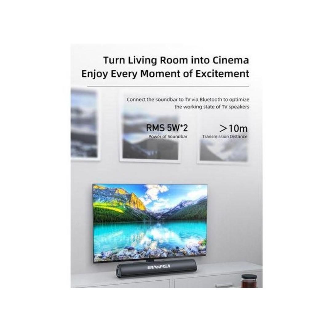 Awei wireless speaker/sound Bar with powerful deep bass