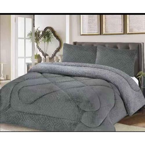 Soft Velvet Woolen Duvet Grey