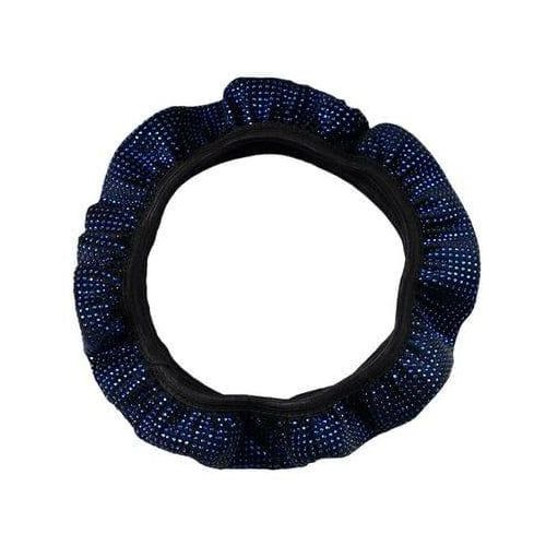 Glittering Steering Wheel Cover With Crystal Rhinestones