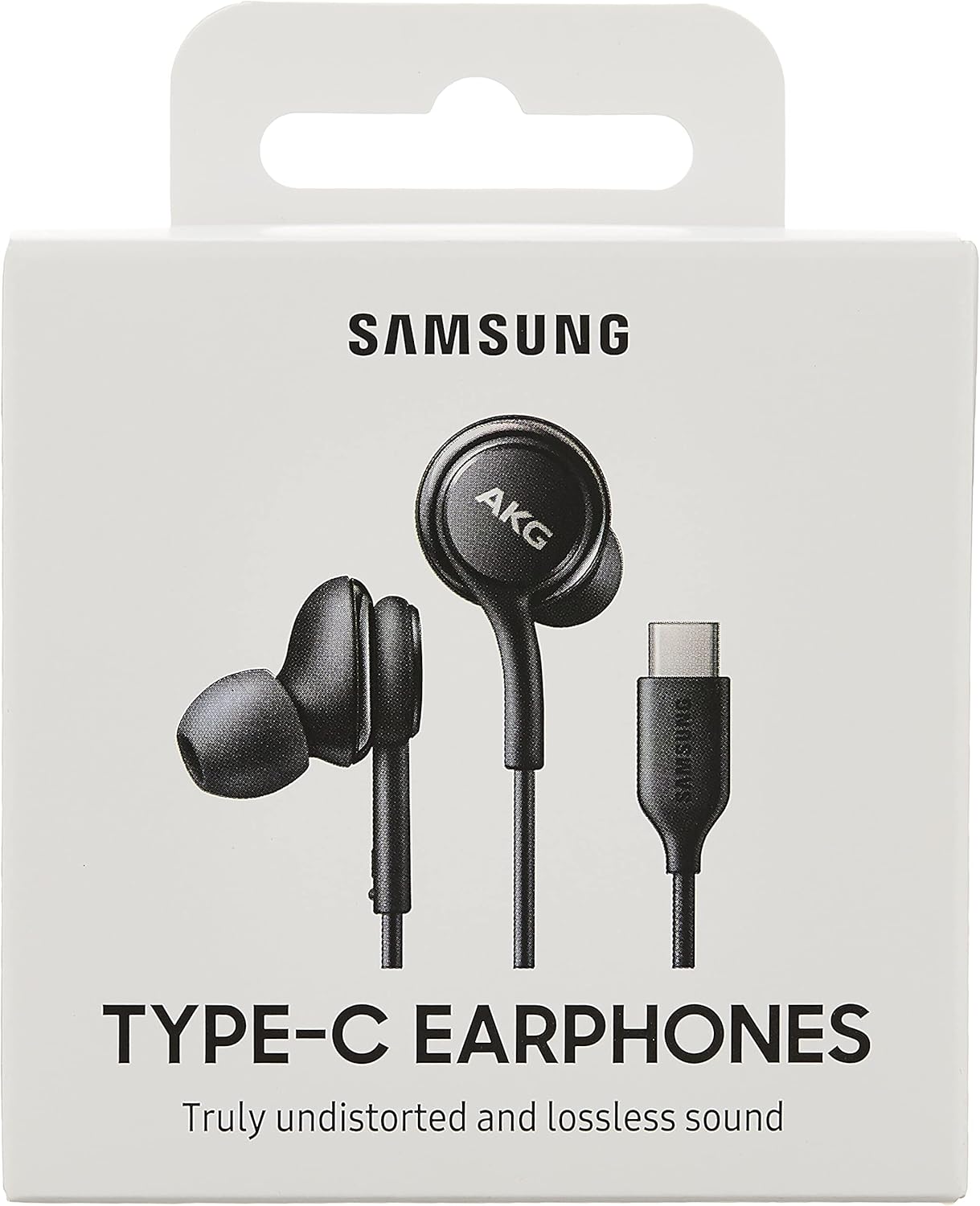 Samsung AKG Type-C Earphone SAMSUNG EO-IC100BBEGUS Corded Type-C Earphones, Black,