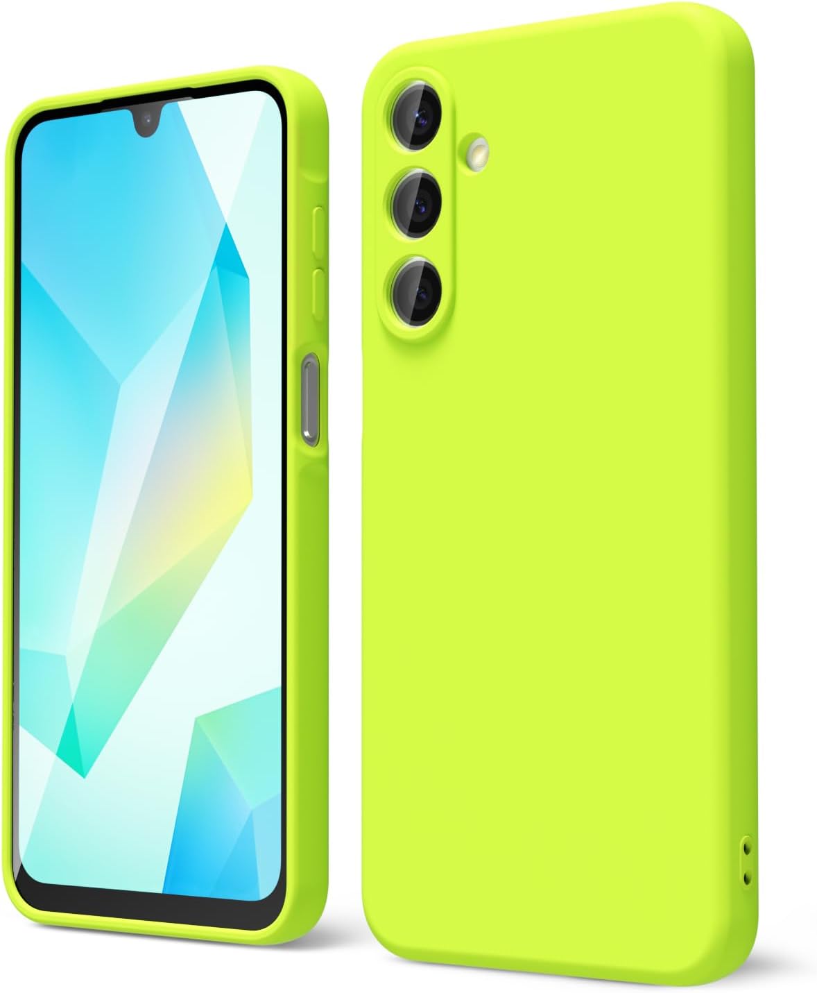 Samsung Galaxy A16 5G Case Silicone, Thin Slim Grip Soft Rubber Gel Protective Phone Case for Women, Matte Plain Solid Color Aesthetic Cute Girly Case