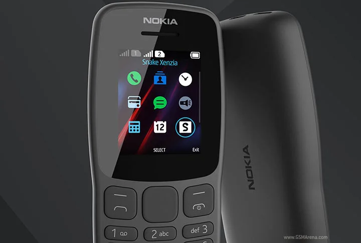 Nokia 106 Classic  phone | Single Sim Keypad Phone with Long-Lasting Battery, Wireless FM Radio, Charger in-Box