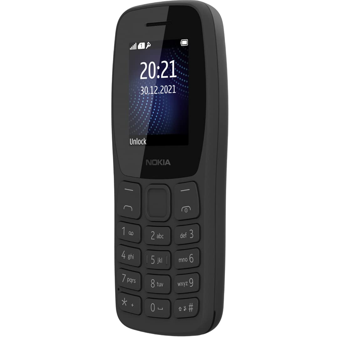 Nokia 106 Classic  phone | Single Sim Keypad Phone with Long-Lasting Battery, Wireless FM Radio, Charger in-Box