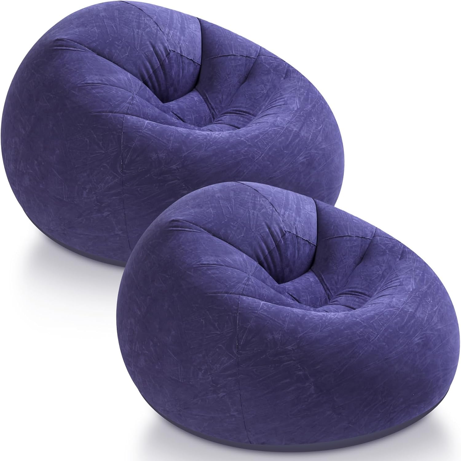 Inflatable Bean Bag Chair for Adults Blow up Lazy Sofa Lounge Folding Portable Movie Night Chair for Reading Room Bedroom Living Room Camping