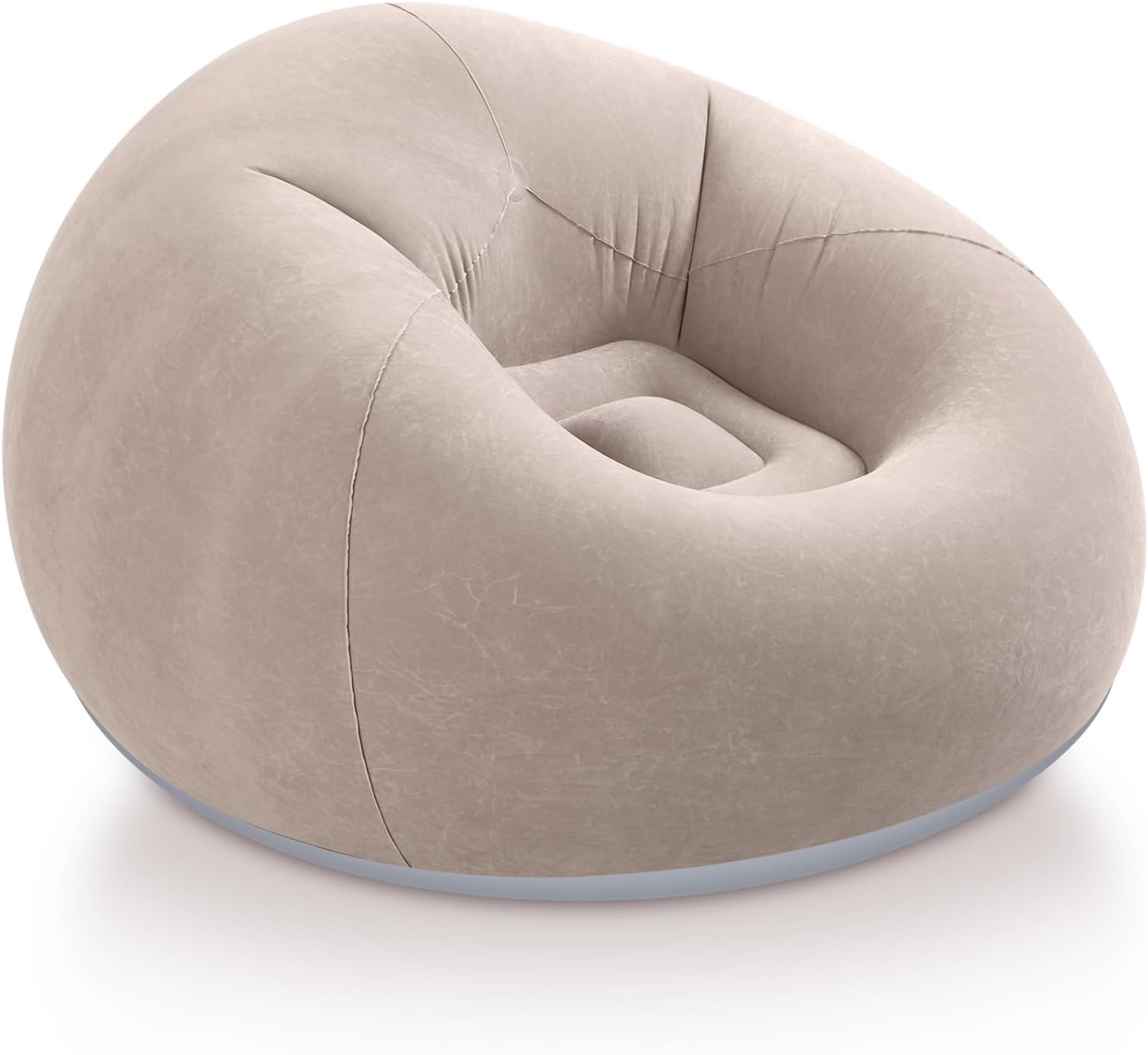 Inflatable Bean Bag Chair for Adults Blow up Lazy Sofa Lounge Folding Portable Movie Night Chair for Reading Room Bedroom Living Room Camping