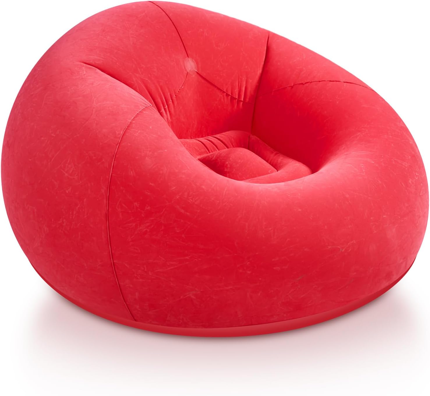 Inflatable Bean Bag Chair for Adults Blow up Lazy Sofa Lounge Folding Portable Movie Night Chair for Reading Room Bedroom Living Room Camping