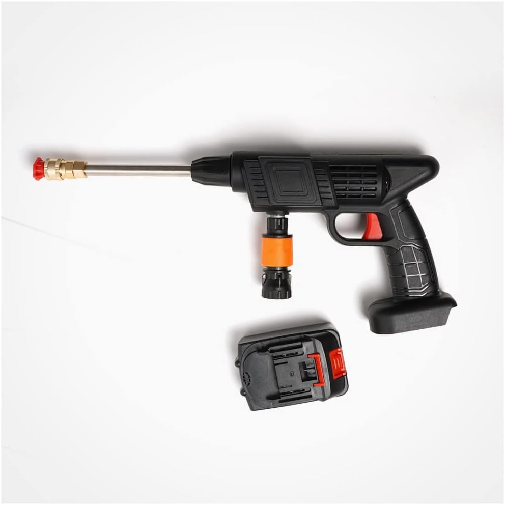 Electric Pressure Washer Cordless Power Washer Handheld Car Wash Portable Hight Pressure Cleaning Machine Kit for Car Garden Courtyard Pool Wireless Car Wash Spray Gun Machine