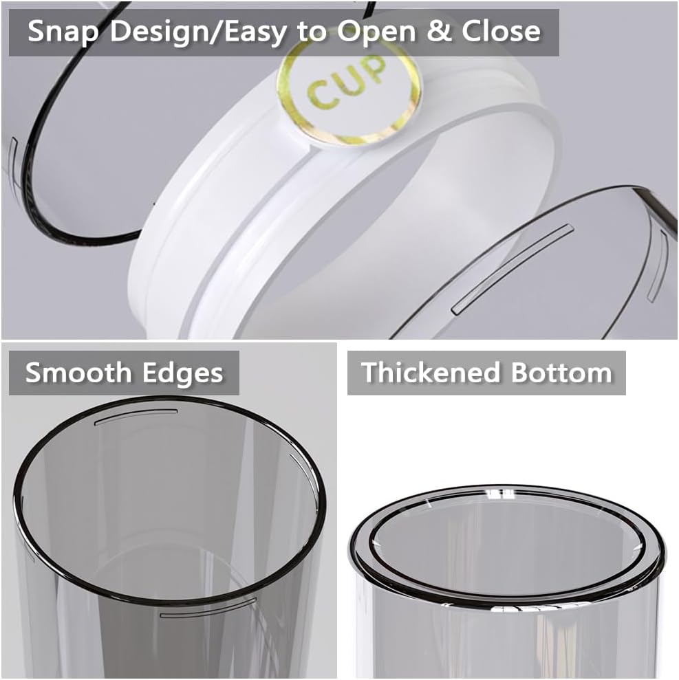 Travel Toothbrush Cup holder, Portable Travel Toothbrush Case, Toothbrush and Toothpaste Travel Kit, Toothbrush Storage Container for Traveling Bathroom Trip