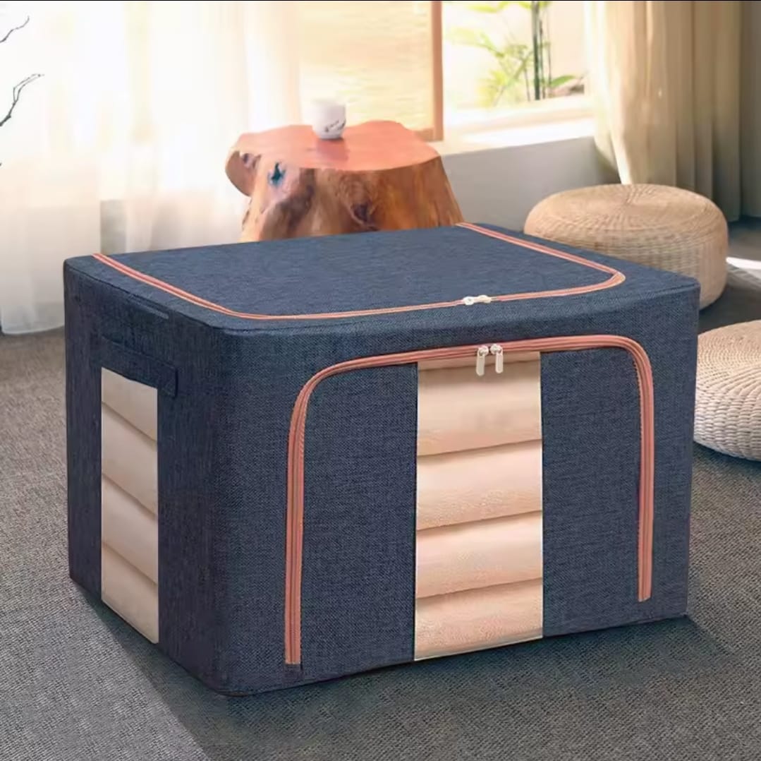 Clothes Storage Bag Organizer Waterproof Reinforced for Toys Bedding Closet