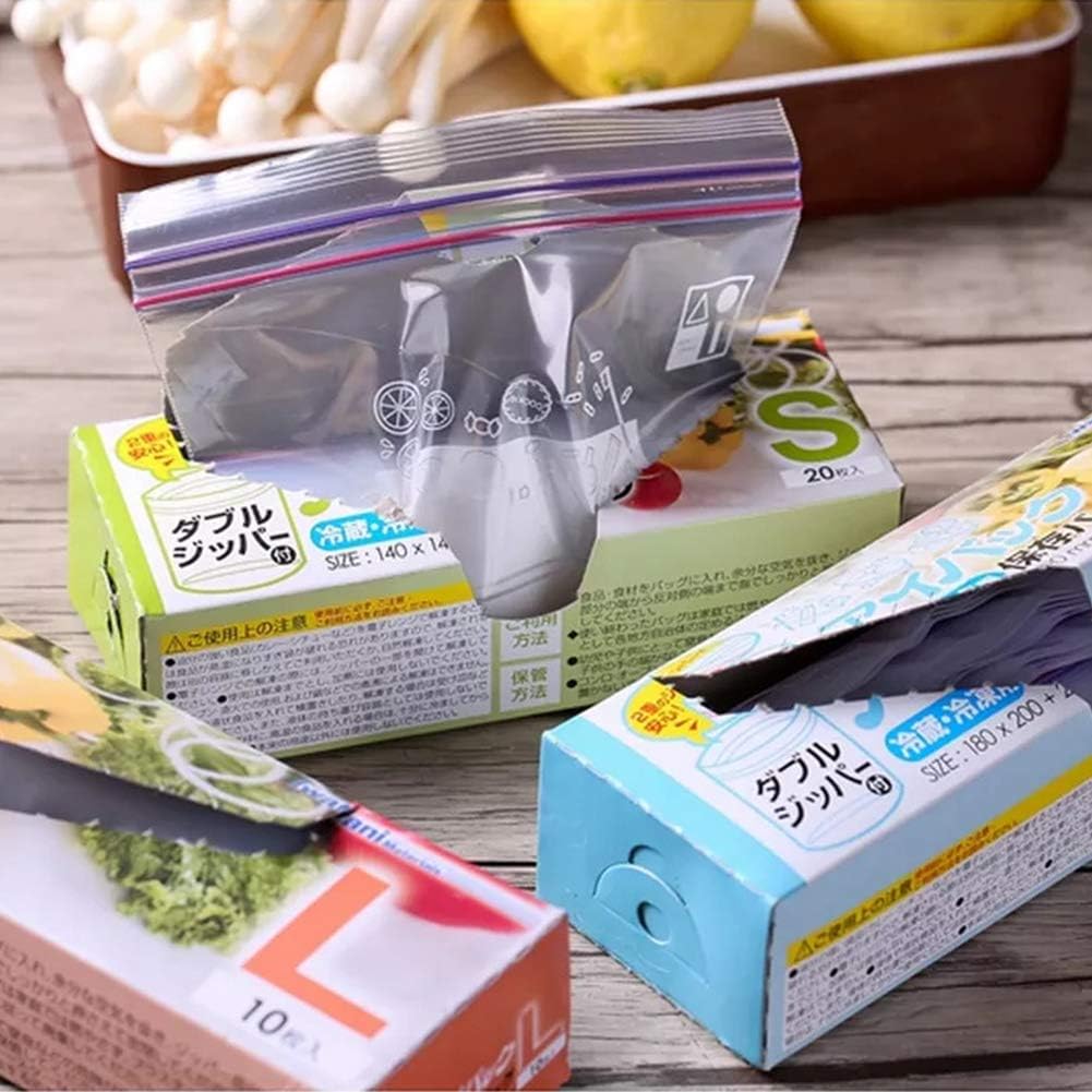 1kg Food Storage Freezer Bags Food Freezer Sandwich Bags Airtight Leakproof Grip Press Seal Bags for Vegetable, Liquid, Snack, Meat, Sandwich, 20pcs