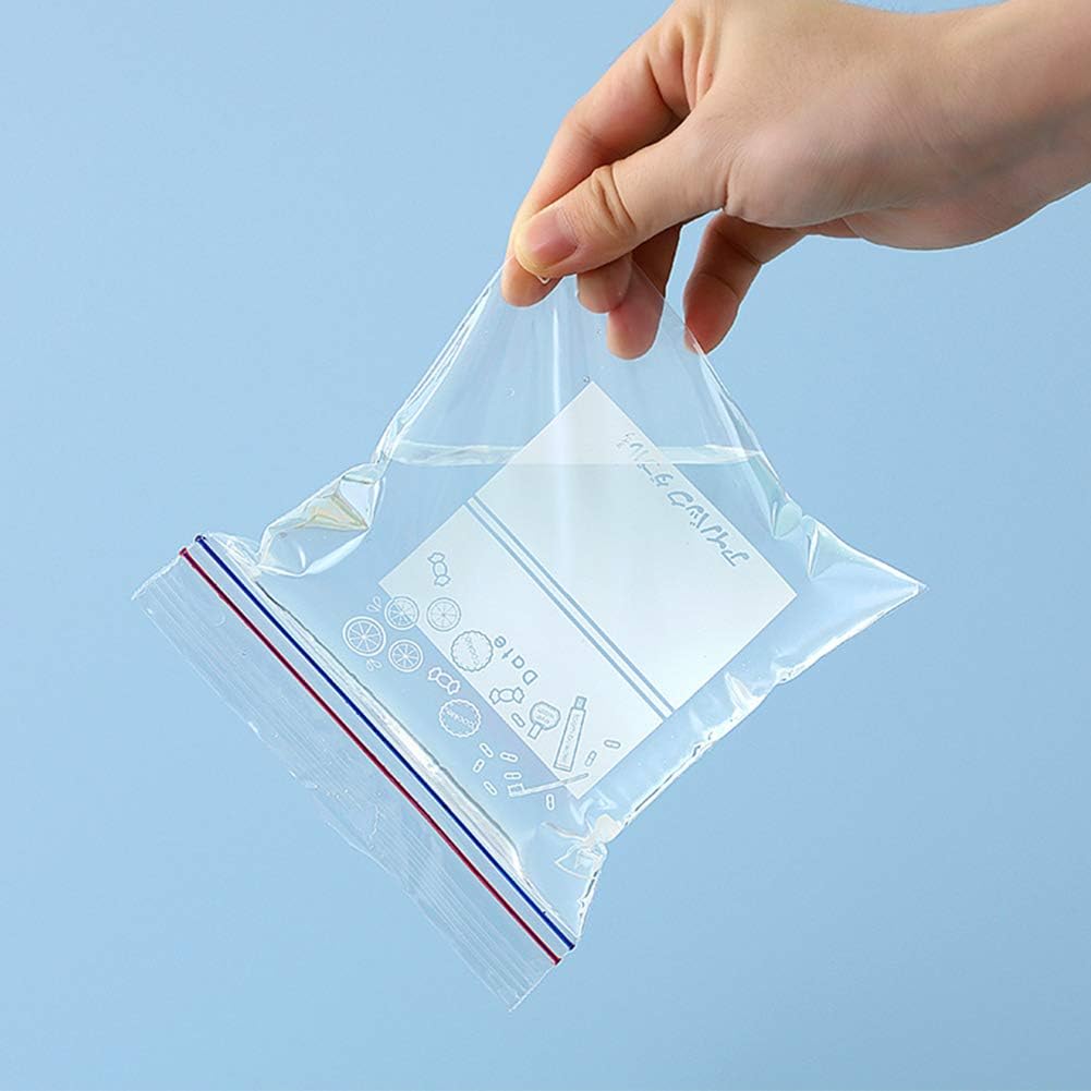 1kg Food Storage Freezer Bags Food Freezer Sandwich Bags Airtight Leakproof Grip Press Seal Bags for Vegetable, Liquid, Snack, Meat, Sandwich, 20pcs