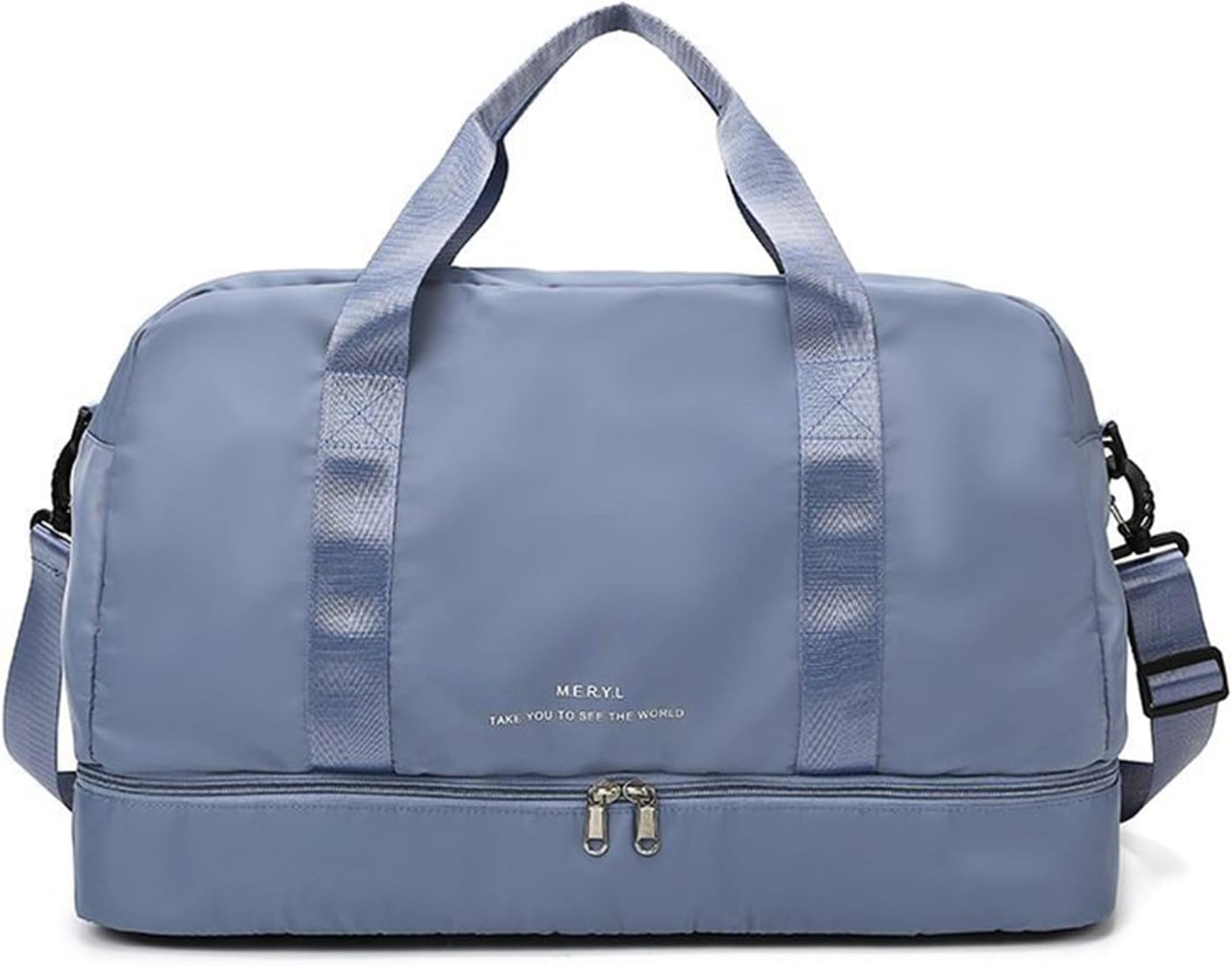 Travel Bag With Shoe Compartment, Travel Duffle for Women Sports Tote Gym Bag carry on Overnight Large Capacity for Girls Travel, Gym, Yoga, School