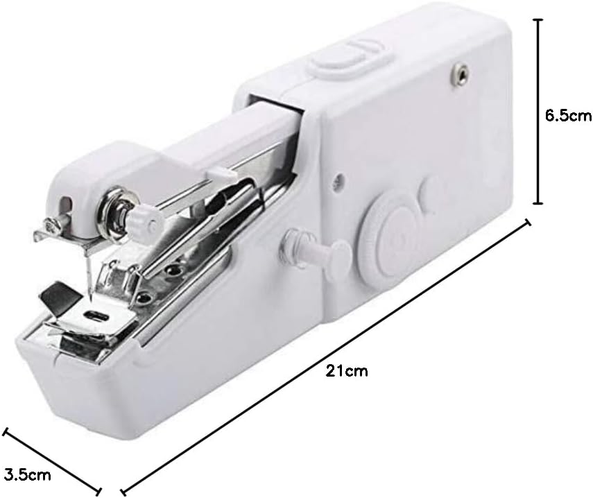 Portable Mini Sewing Machine - Handheld Electric Quick Handy Stitch Tool for Fabric, Clothing, Kids Cloth - Home and Travel Use
