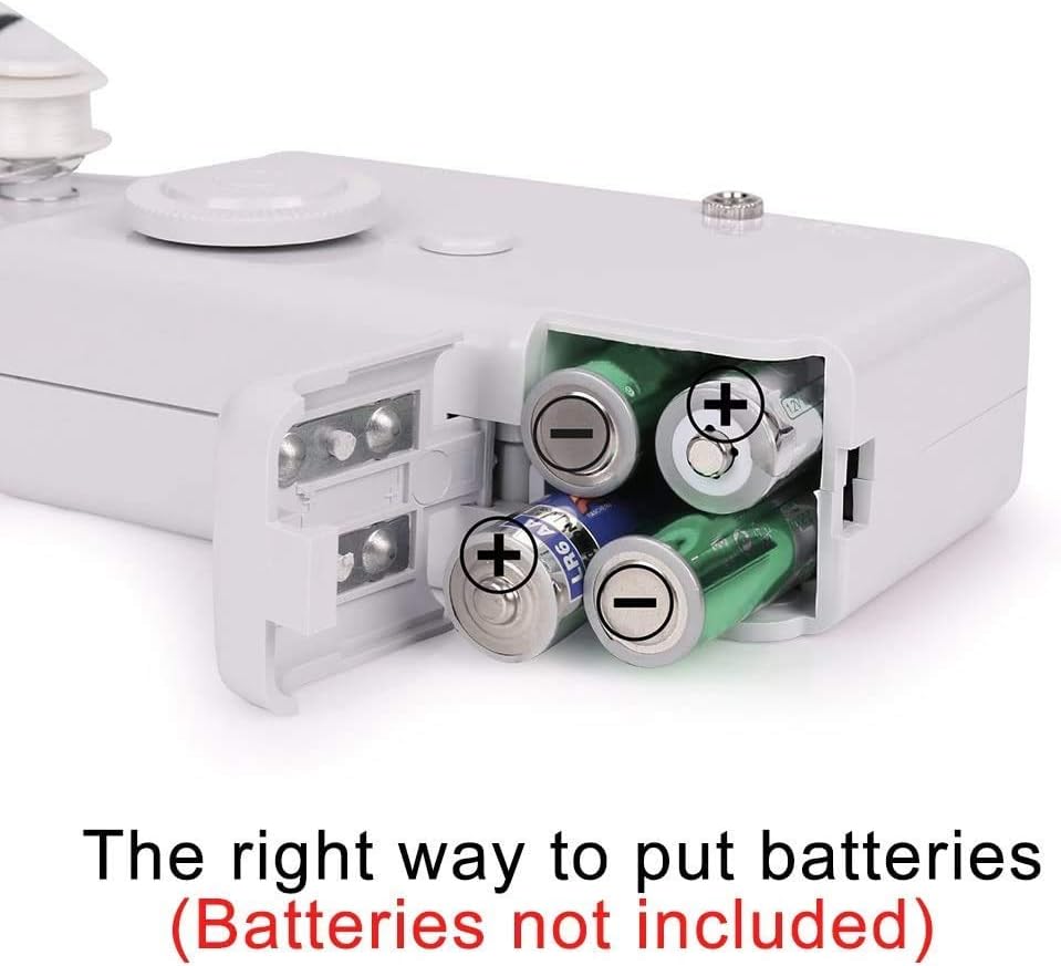 Portable Mini Sewing Machine - Handheld Electric Quick Handy Stitch Tool for Fabric, Clothing, Kids Cloth - Home and Travel Use