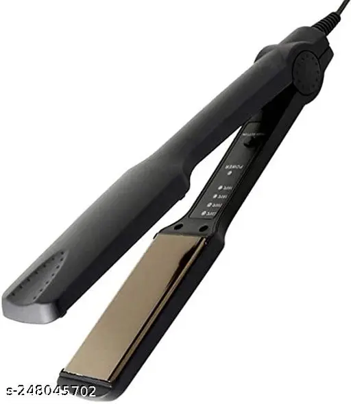 Kemei Professional Hair Straightener - Adjustable Temperature Flat Iron - Wet & Dry Use - EU Plug