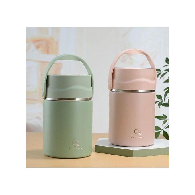 Portable Stainless Steel Hot Food Flasks With A Spoon 800ml