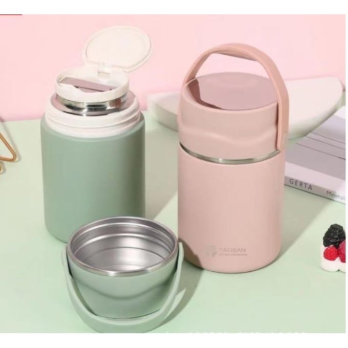 Portable Stainless Steel Hot Food Flasks With A Spoon 800ml