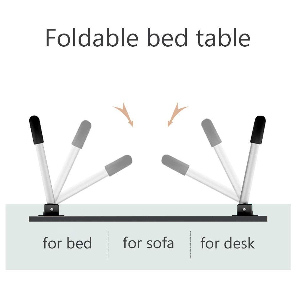 Multi-Purpose Laptop Table with Dock Stand and Coffee Cup Holder/Study Table/Bed Table/Foldable and Portable/Ergonomic & Rounded Edges/Non-Slip Legs/Engineered Wood