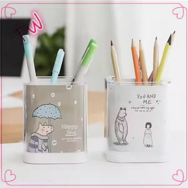 2in1 pen holder easy DIY assemble for office/School/Home Desk Accessory//