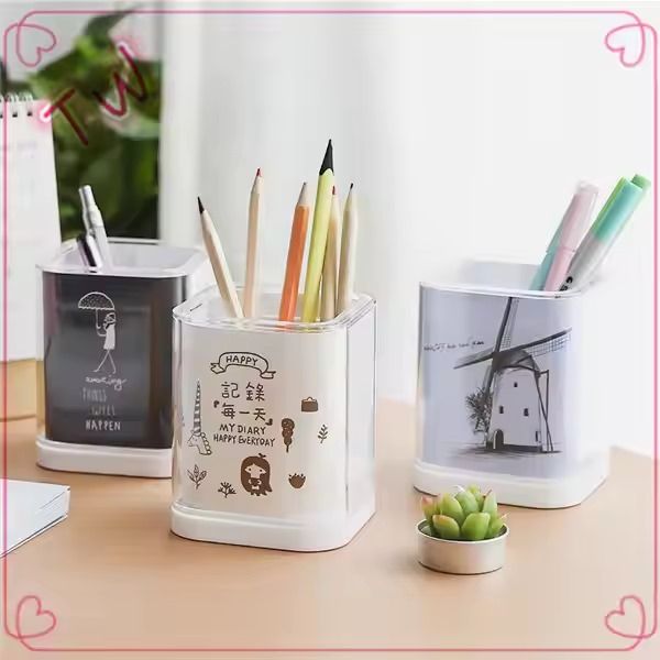 2in1 pen holder easy DIY assemble for office/School/Home Desk Accessory//
