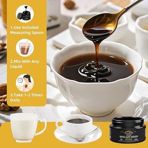 Shilajit Pure Himalayan Organic Shilajit Resin Himalayan Shilajit Supplement Maximum Potency and Pure Shilajit for Men Gold Grade Natural Shilajit with 85+ Trace Minerals and Fulvic Acid 50g