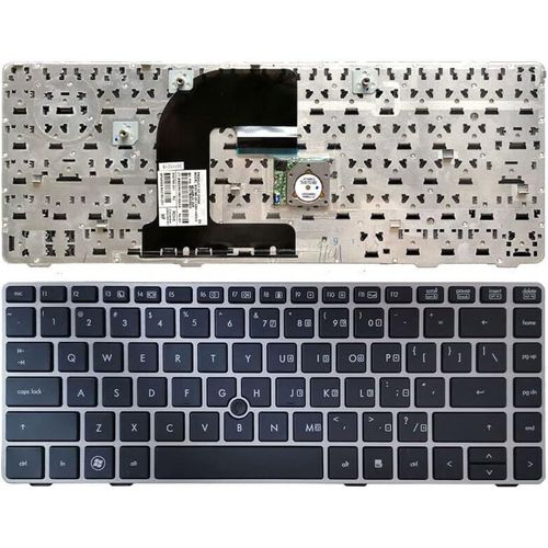 Laptop Replacement Keyboard Compatible for HP EliteBook 8470B 8470P 8470 8460 8460p 8460w ProBook 6460 6460b 6470 702649-001 Non Backlit