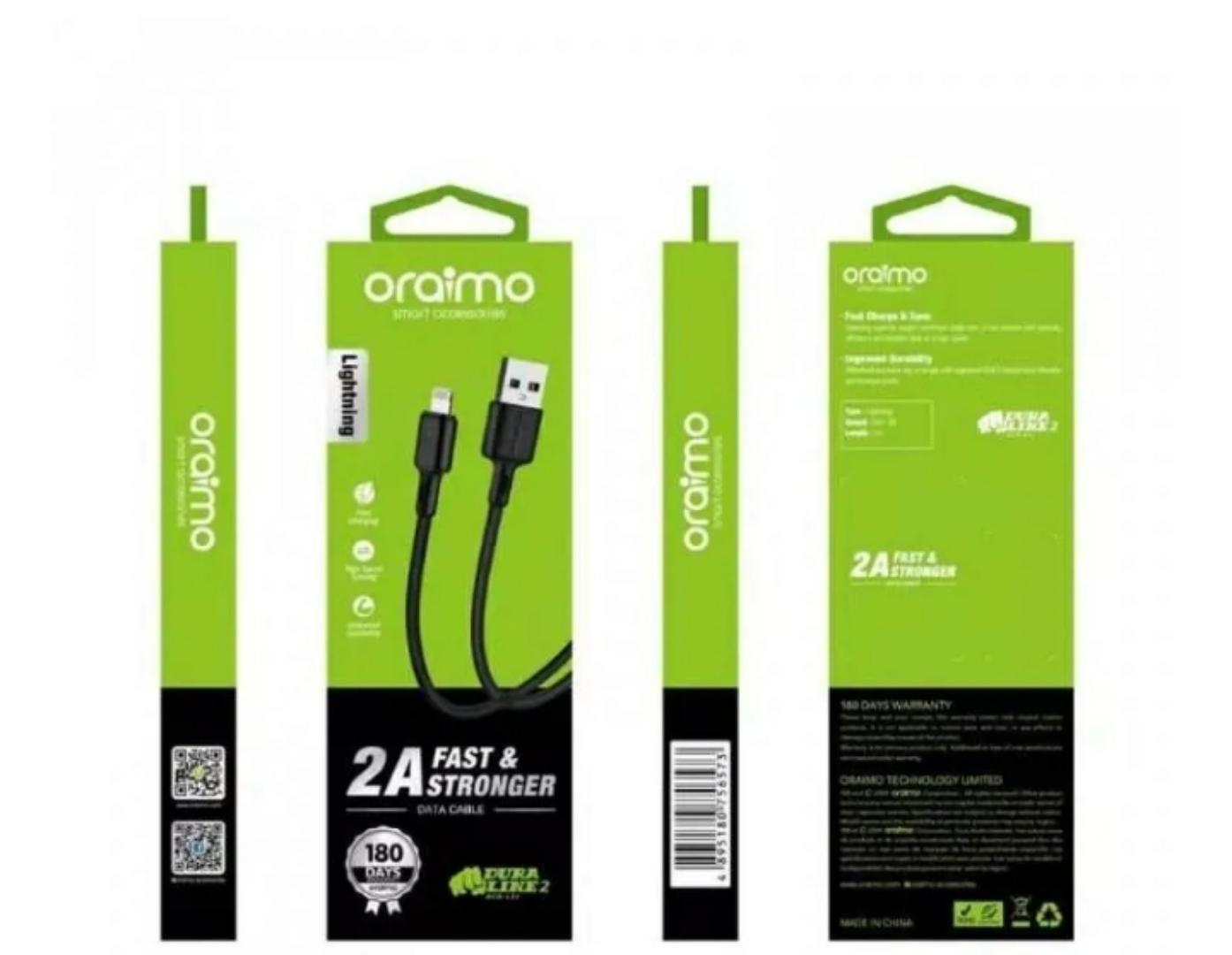 Oraimo Data Cable 3in1 Fast Charging Data Cable Charger OCD-M32, C32 and L32 are 3in1 data cables; Micro USB, Type-C & Lightning