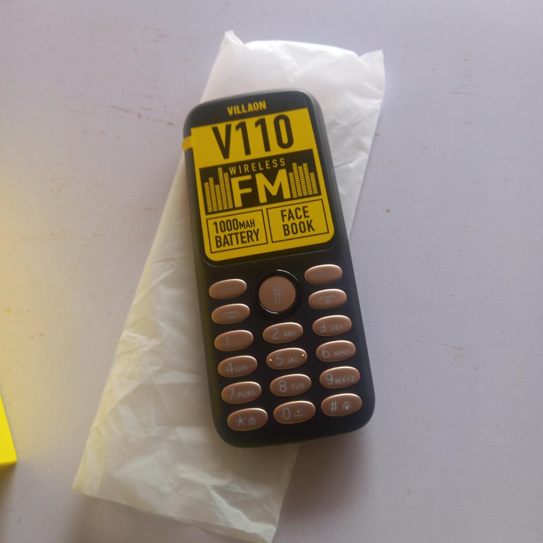 villaon v 110, When you think about a basic phone With Greatness and Standard you think of this phone, The New phone has Wonderful and Marvelous features and a screen with Toughened Glass thus it guar