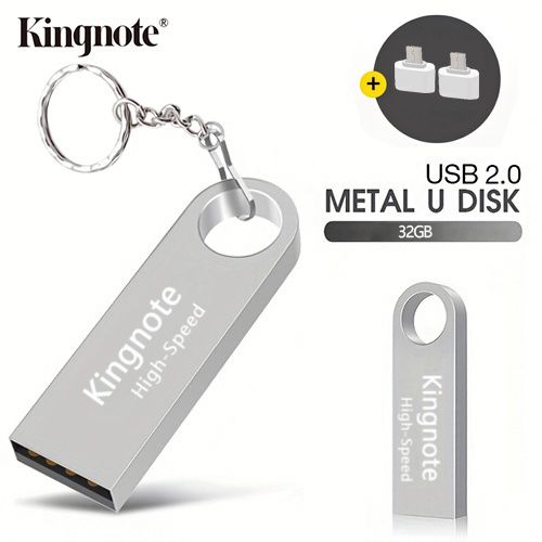 High-Speed USB Flash Drives 32GB Flash Disks Memory USB Disk Data Storage With Android OTG Adapter +Type-C OTG Adapter[+2 Free OTG Adapters]