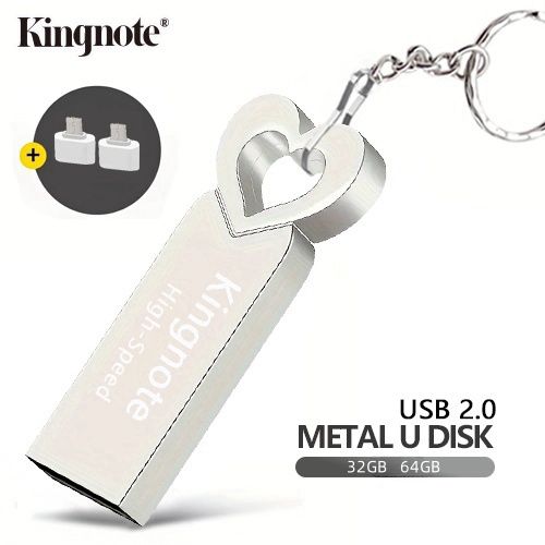 High-Speed USB Flash Drives 64GB/32GB Flash Disks Memory USB Disk Data Storage With Android OTG Adapter +Type-C OTG Adapter[+2 Free OTG Adapters]