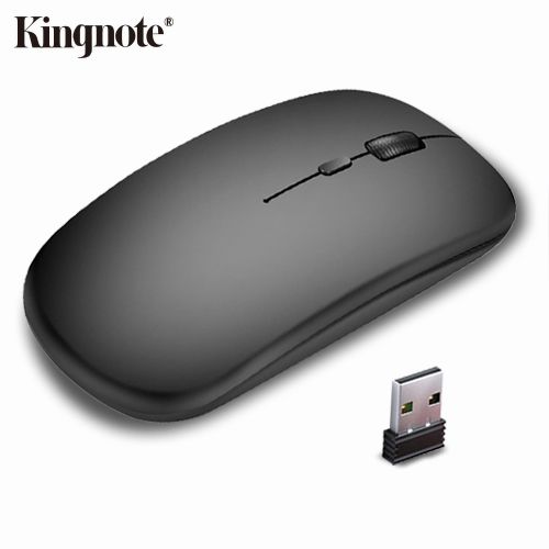 600mAh! KingNote USB Bluetooth wireless mouse, suitable for PC, laptop, laptop, portable business trip office travel necessary,Long standby time