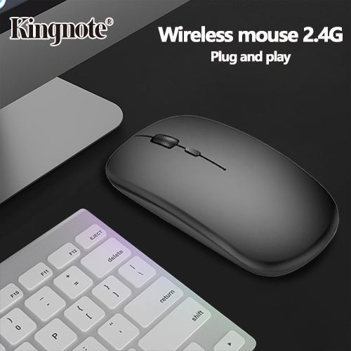 600mAh! KingNote USB Bluetooth wireless mouse, suitable for PC, laptop, laptop, portable business trip office travel necessary,Long standby time