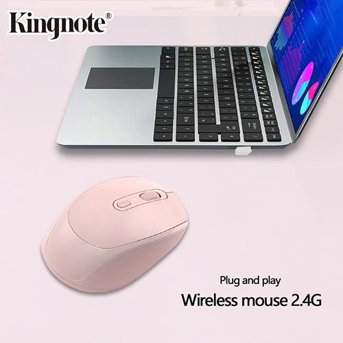 1000mAh! Kingnote USB, Bluetooth wireless mouse 2.4GHz, suitable for PC and laptop, necessary for travel，Super long standby time