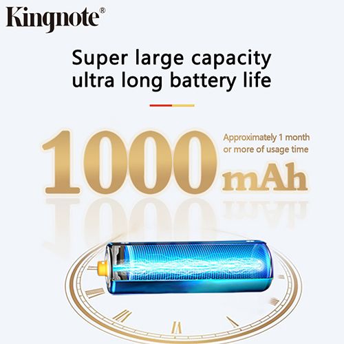 1000mAh! Kingnote USB, Bluetooth wireless mouse 2.4GHz, suitable for PC and laptop, necessary for travel，Super long standby time