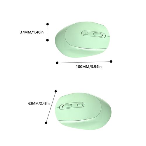 1000mAh! Kingnote USB, Bluetooth wireless mouse 2.4GHz, suitable for PC and laptop, necessary for travel，Super long standby time