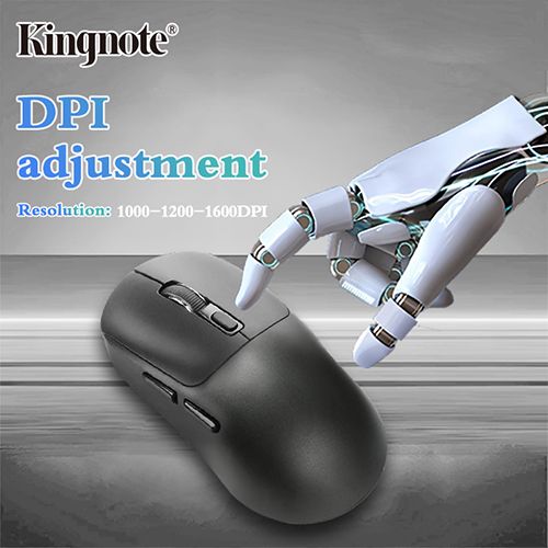 1000mAh! Kingnote 6D Wireless Mouse Bluetooth Mouse 2.4GHz Rechargeable portable office must-have suitable for PC/ tablet/laptop,Super long standby time