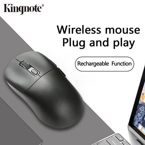 1000mAh! Kingnote 6D Wireless Mouse Bluetooth Mouse 2.4GHz Rechargeable portable office must-have suitable for PC/ tablet/laptop,Super long standby time