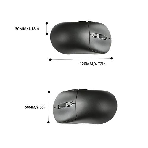 1000mAh! Kingnote 6D Wireless Mouse Bluetooth Mouse 2.4GHz Rechargeable portable office must-have suitable for PC/ tablet/laptop,Super long standby time