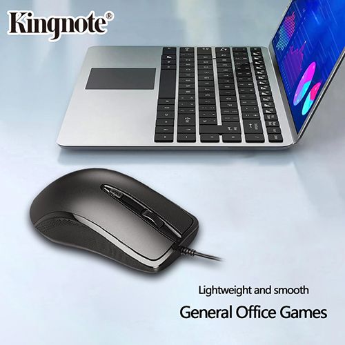 Kingnote cable mouse, suitable for personal computers, laptops, laptops, business travel necessary,3-speed DPI adjustable