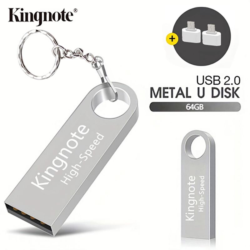 High-Speed USB Flash Drives 128GB/64GB Flash Disks Memory USB Disk Data Storage With Android OTG Adapter +Type-C OTG Adapter[+2 Free OTG Adapters]