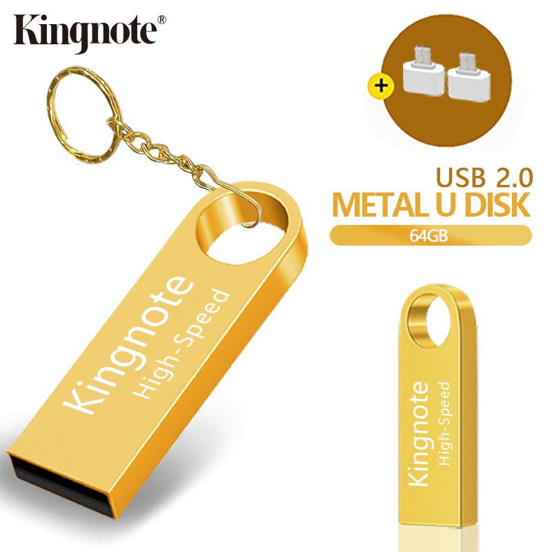 High-Speed USB Flash Drives 128GB/64GB/32G/16G Flash Disks Memory USB Disk Data Storage With Android OTG Adapter +Type-C OTG Adapter[+2 Free OTG Adapters]