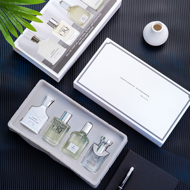 4 Pcs Men Perfume Set Perfumes Different Fragrances Long Lasting Business Eau de Parfum Classic Flowers Deodorants Gift